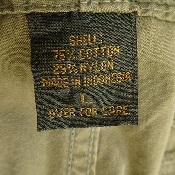 ABERCROMBIE & FITCH 092 Paratrooper M51 Cargo Pants SIZE Large Military OD Green - Picture 9 of 13